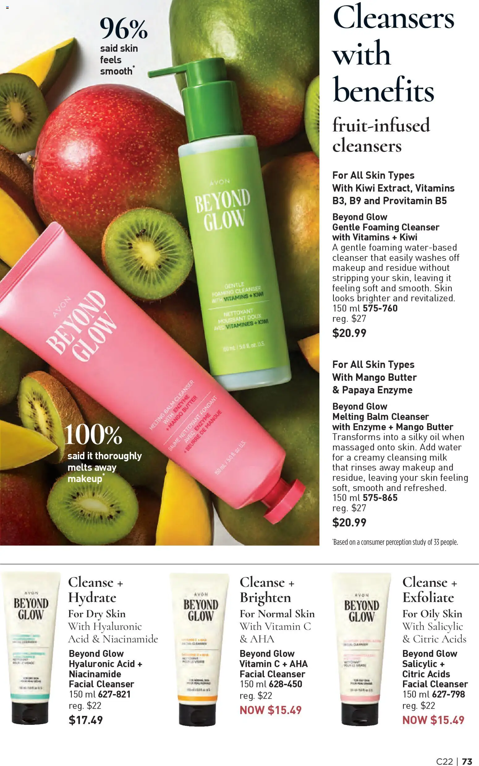 Avon flyer valid from 23.10.2025 | Page: 73 | Products: Kiwi, Milk, Butter, Oil