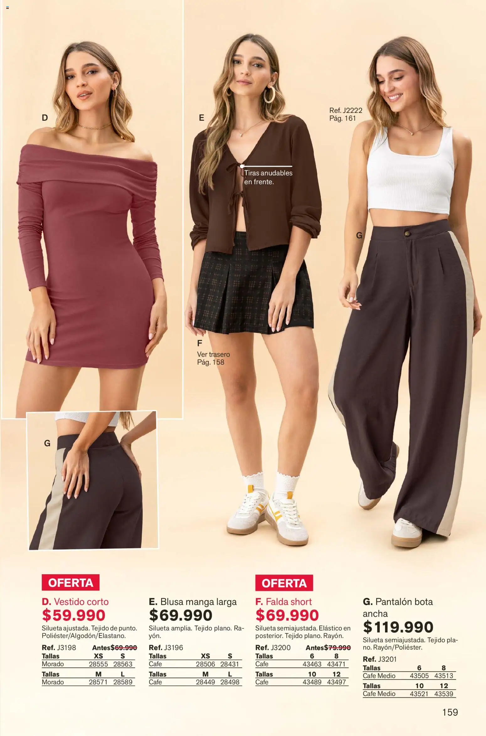 Leonisa revista - valida desde el 01.02.2026 | Página: 159 | Productos: Falda, Short, Vestido, Café