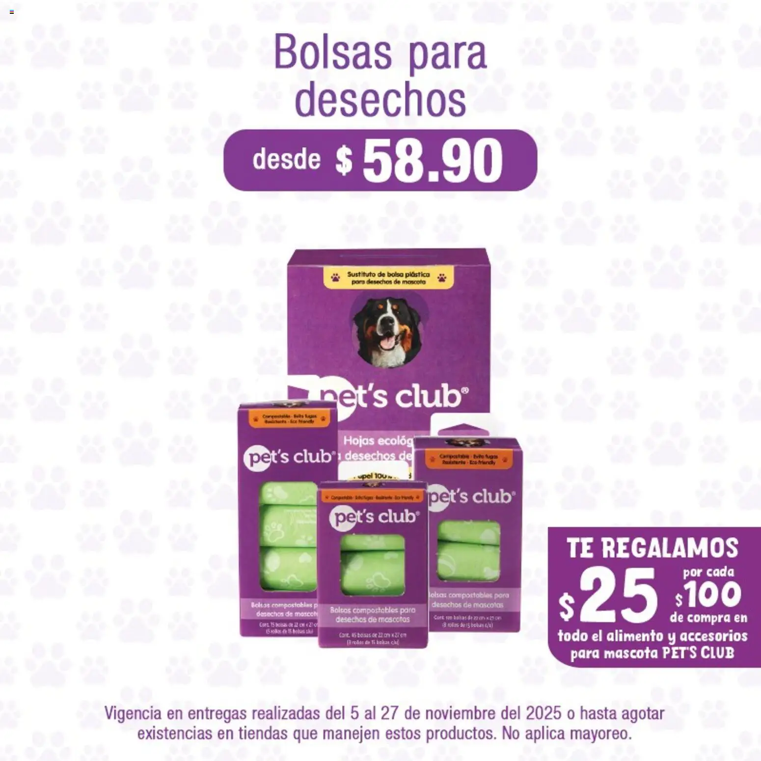 Nuevas ofertas de La Comer válidas en toda la República Mexicana desde el 05.11.2025. ¡Encuentra las mejores ofertas en La Comer folleto Pet's Club! | Página: 8 | Productos: Bolsa, Té
