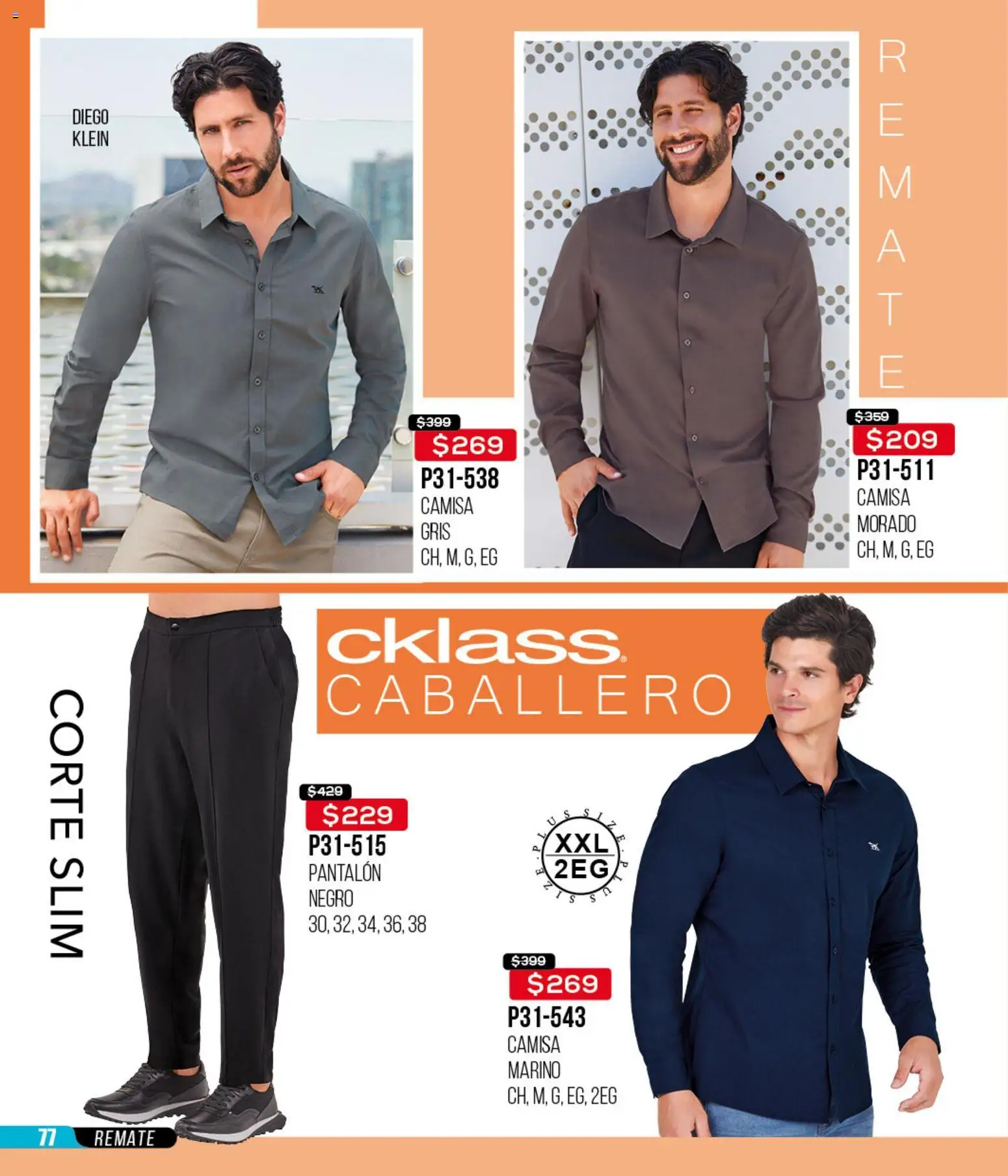 Nuevas ofertas de Cklass válidas en toda la República Mexicana desde el 16.02.2026. ¡Encuentra las mejores ofertas en Cklass catálogo Remate Calzado! | Página: 333 | Productos: Camisa