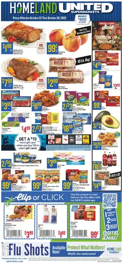 Preview of Homeland weekly ads valid from 22.10.2025