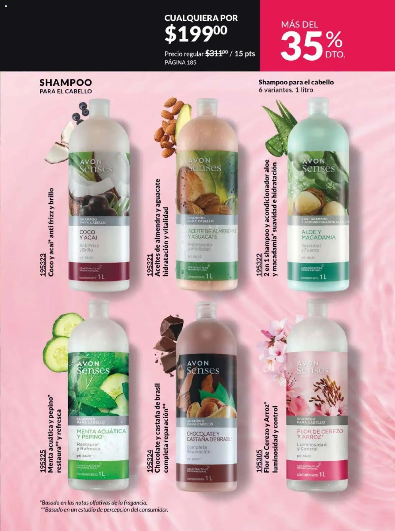 Nuevas ofertas de AVON válidas en toda la República Mexicana desde el 20.02.2026. ¡Encuentra las mejores ofertas en AVON campaña 4 2026! | Página: 179 | Productos: Brillo, Aceite, Arroz, Acondicionador