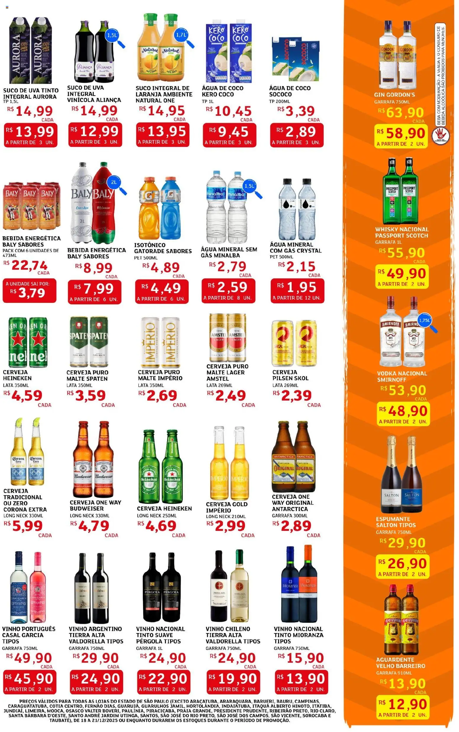 Assaí Atacadista Folheto - válido de 18.12.2025 | Página: 3 | Produtos: Coco, Água de coco, Cerveja, Isotônico