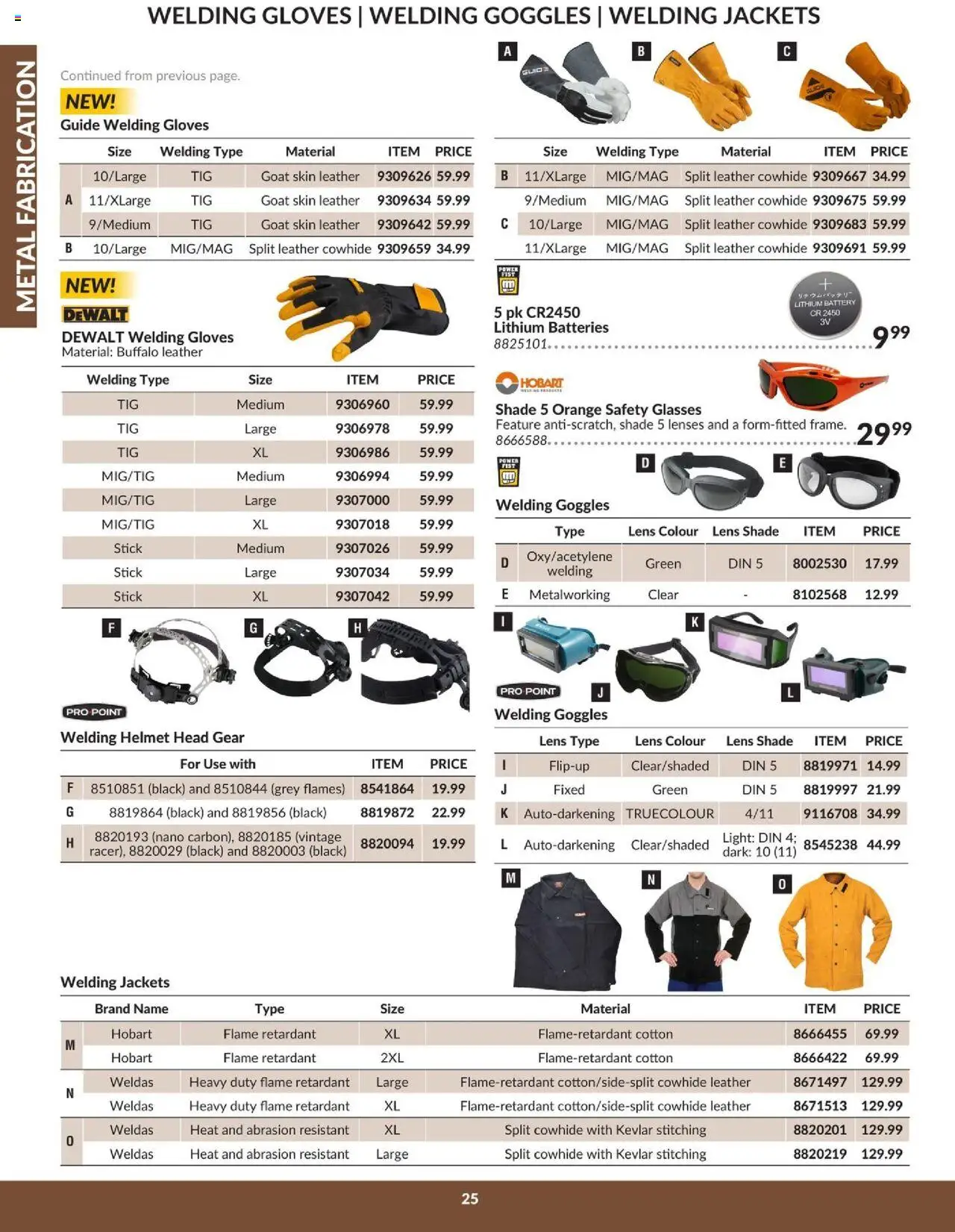 Princess Auto flyer valid from 16.04.2025 | Page: 27 | Products: Gloves, Glasses, Battery