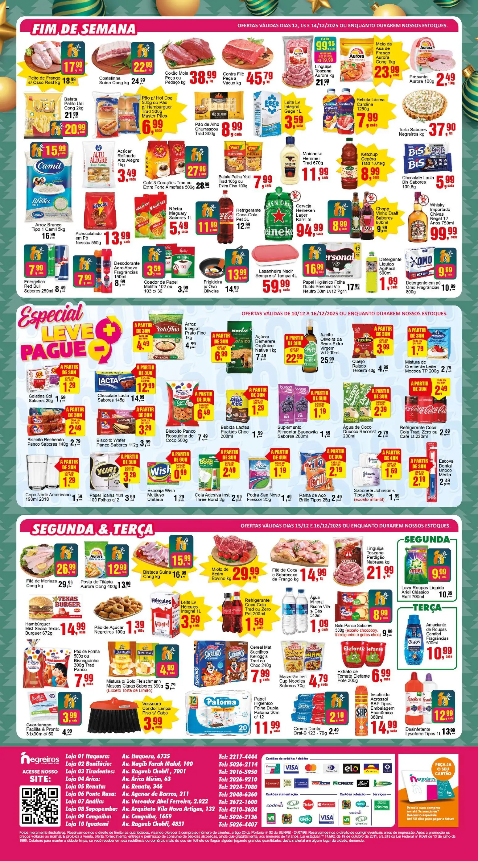 Negreiros Folheto - válido de 10.12.2025 | Página: 2 | Produtos: Pó, Cola, Frango, Inseticida