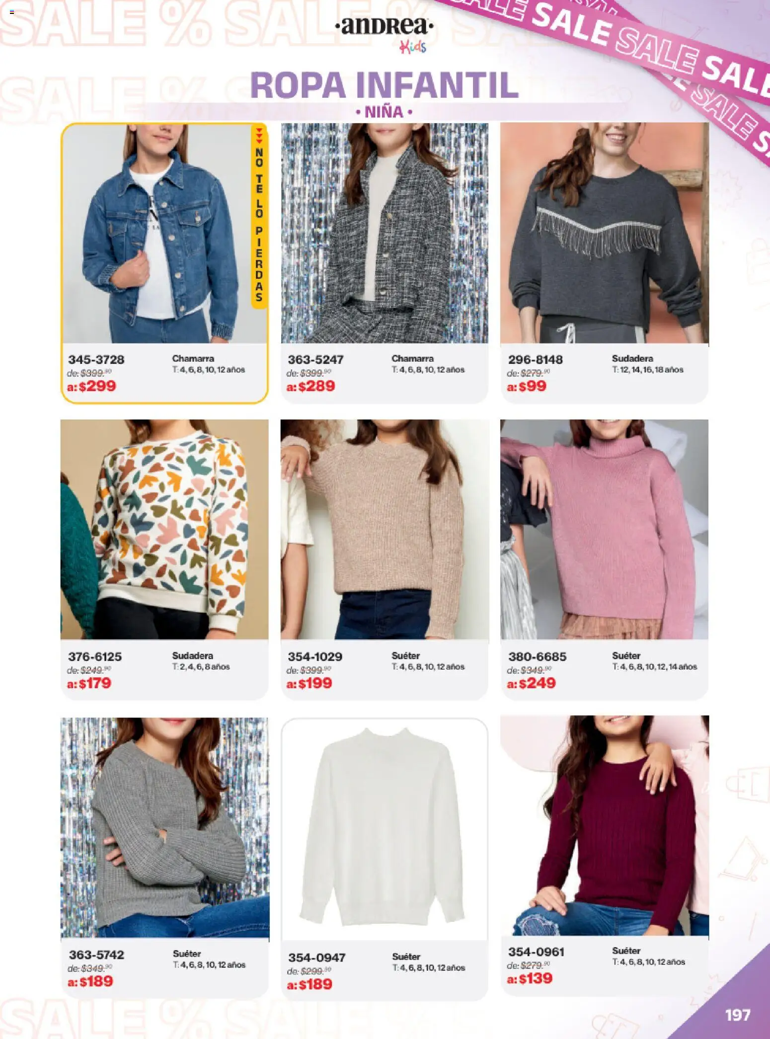 Nuevas ofertas de Andrea válidas en toda la República Mexicana desde el 21.12.2025. ¡Encuentra las mejores ofertas en Andrea catálogo Outlet! | Página: 197 | Productos: Suéter, Sal, Chamarra, Sudadera