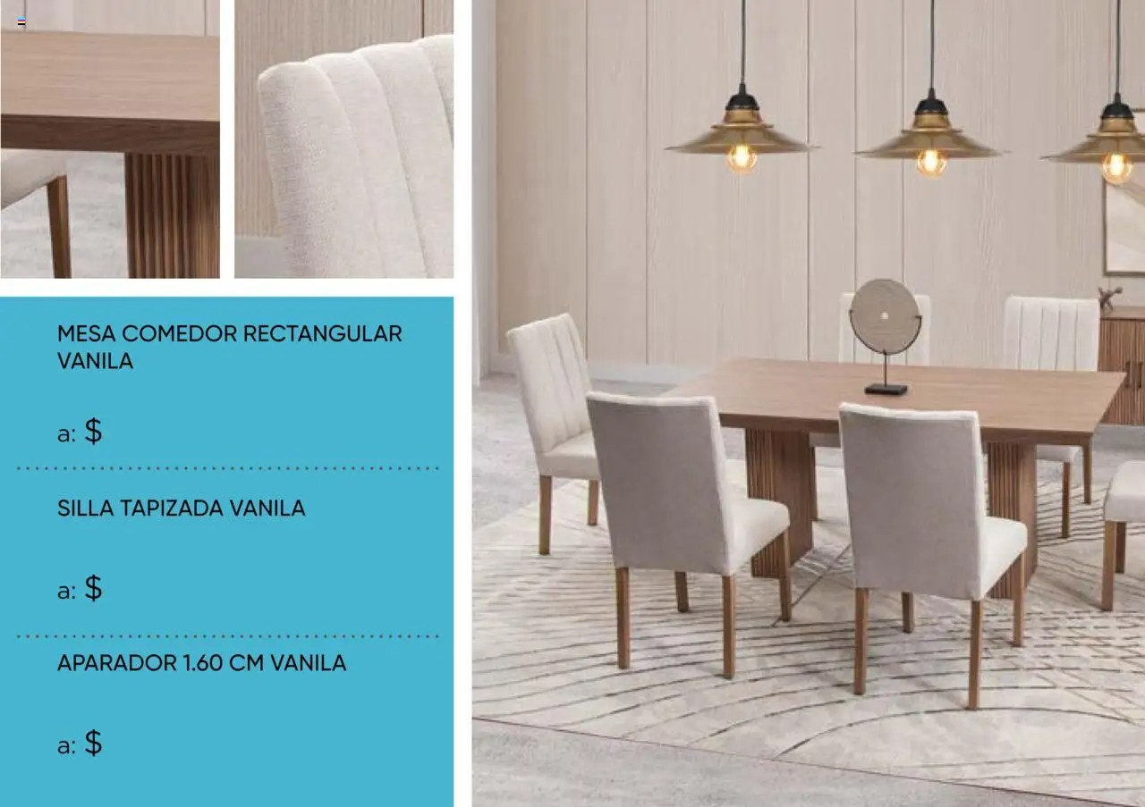 Nuevas ofertas de Muebles Dico válidas en toda la República Mexicana desde el 25.10.2024. ¡Encuentra las mejores ofertas en Muebles Dico catálogo Dico! | Página: 94 | Productos: Silla, Mesa, Aparador