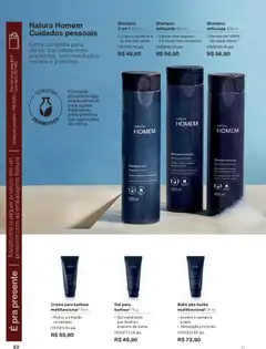 Natura - Ciclo 17/2025 - Pré-Visualização do folheto da loja Natura, válido de 14.10.2025 | Página: 52 | Produtos: Shampoo, Creme, Pá