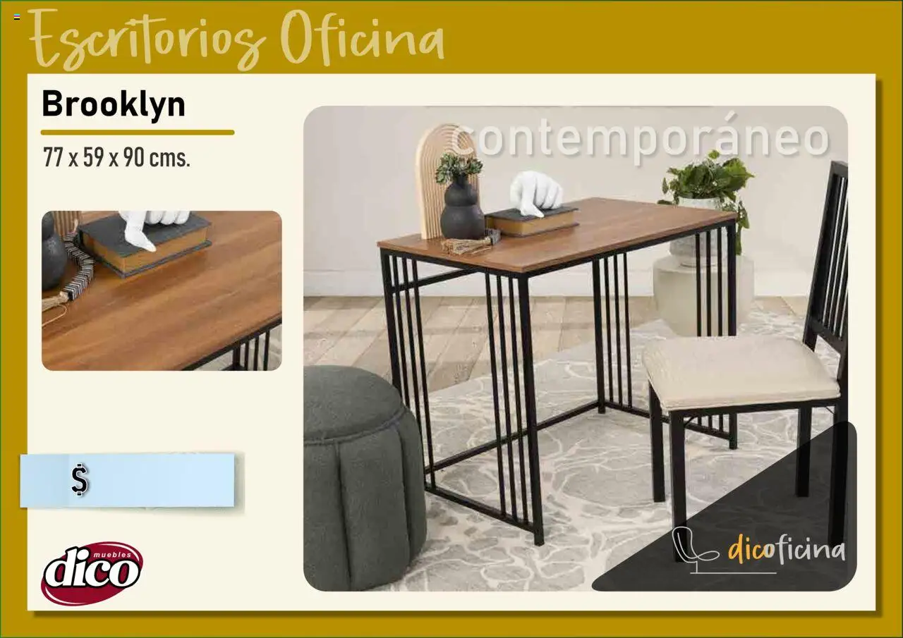 Nuevas ofertas de Muebles Dico válidas en toda la República Mexicana desde el 03.07.2025. ¡Encuentra las mejores ofertas en Muebles Dico catálogo Oficina! | Página: 34