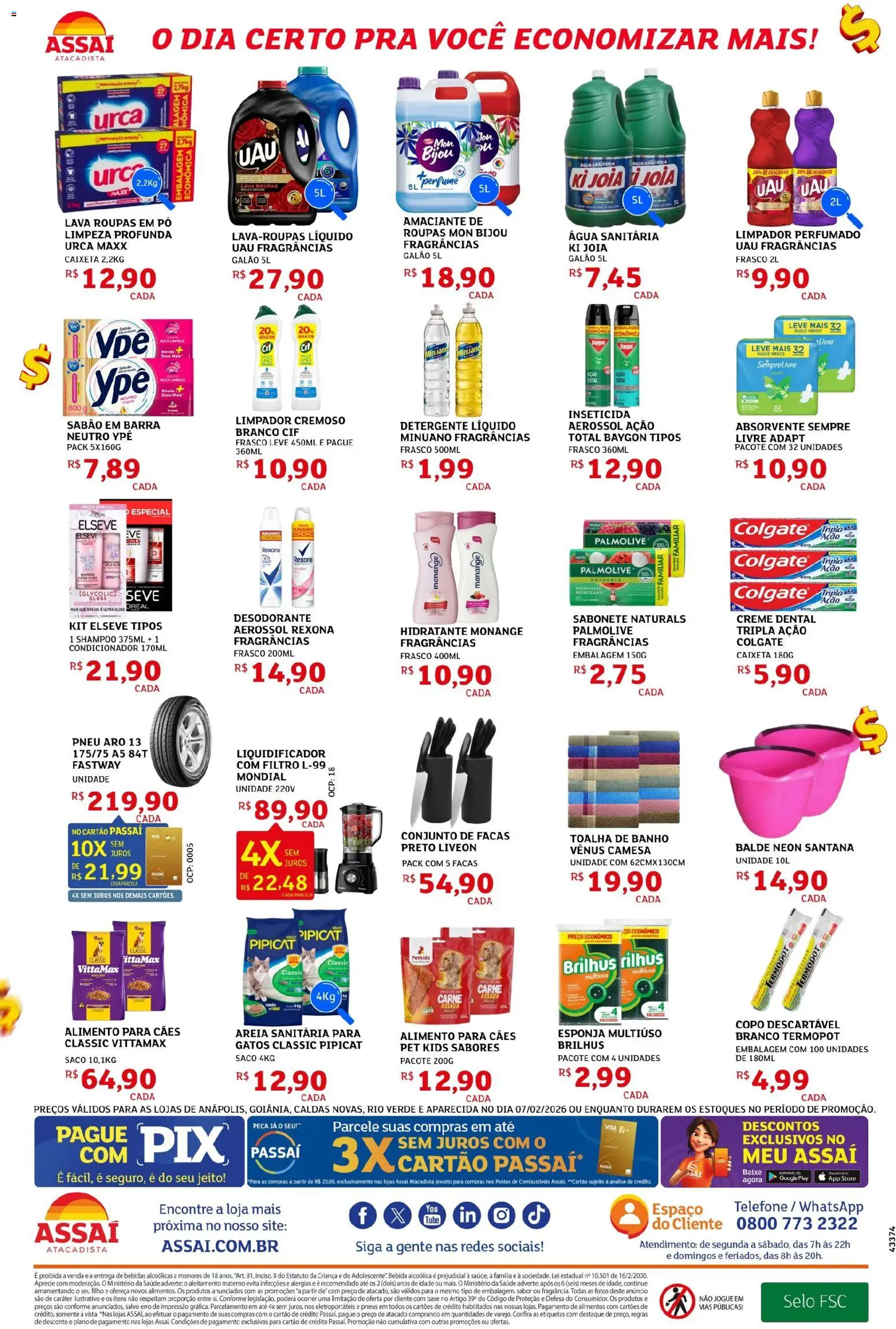Assaí Atacadista Folheto - válido de 07.02.2026 | Página: 4
