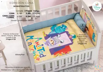 Vista previa de Colchas Concord catálogo Baby, nuevo folleto de la tienda, válido en México a partir del 01.05.2026 | Página: 9 | Productos: Cabecera, Cama, Almohada, Cuna