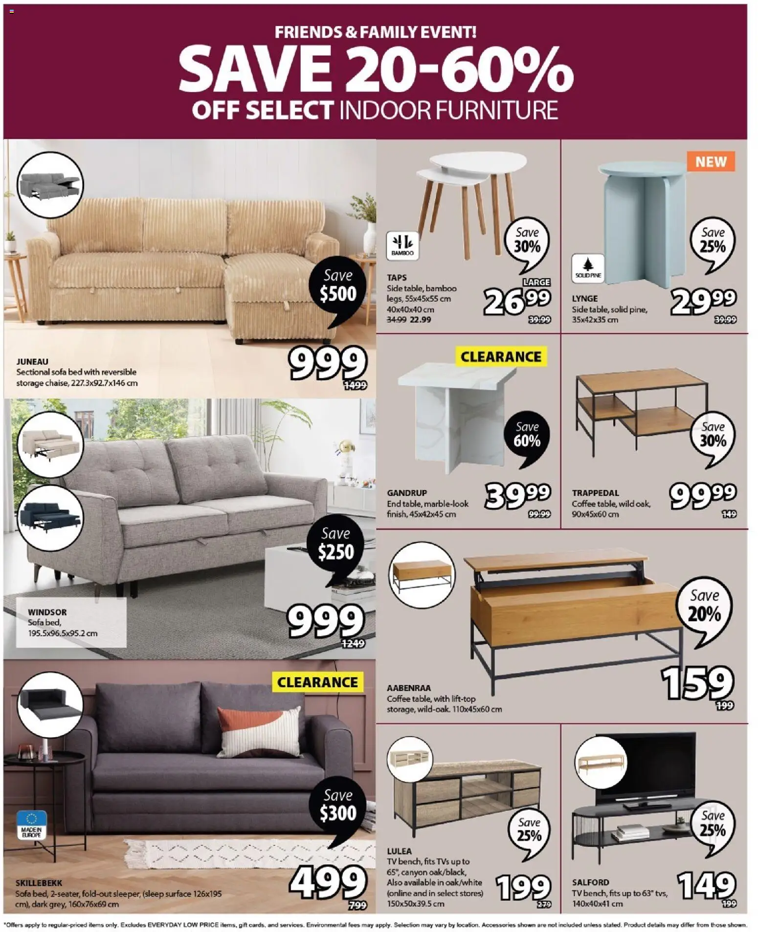 JYSK flyer valid from 12.03.2026 | Page: 3 | Products: Tv, Bed, Sofa, Coffee