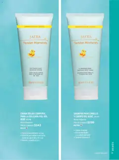 Nuevas ofertas de JAFRA válidas en toda la República Mexicana desde el 01.05.2025. ¡Encuentra las mejores ofertas en CREMA CORPORAL CON JALEA REAL 125 ML, Misma fragancia. Contiene jalea real, miel, aloe, aceite, Vitamina B y E! | Página: 131 | Productos: Crema, Manzana, Vitaminas, Crema corporal