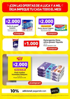 Unimarc Ofertas válido desde el 01.10.2025 | Página: 13 | Productos: Toallas, Pasta dental, Detergente, Pasta