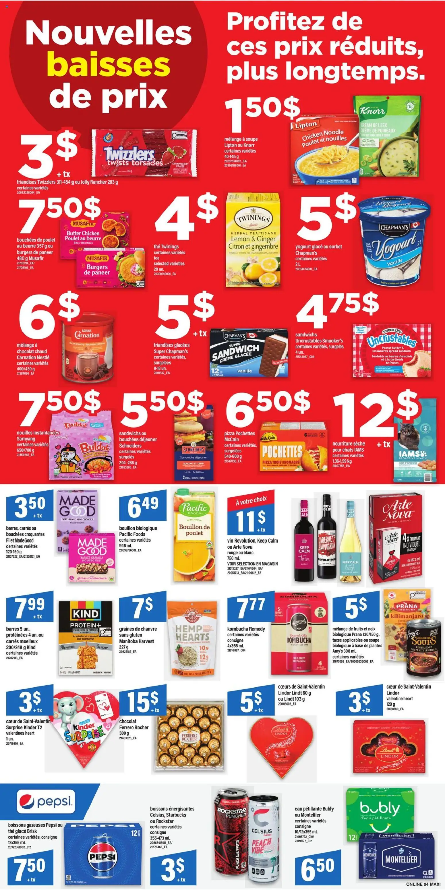 Maxi flyer valid from 22.01.2026 | Page: 10 | Products: Cream, Cookies, Butter, Pizza