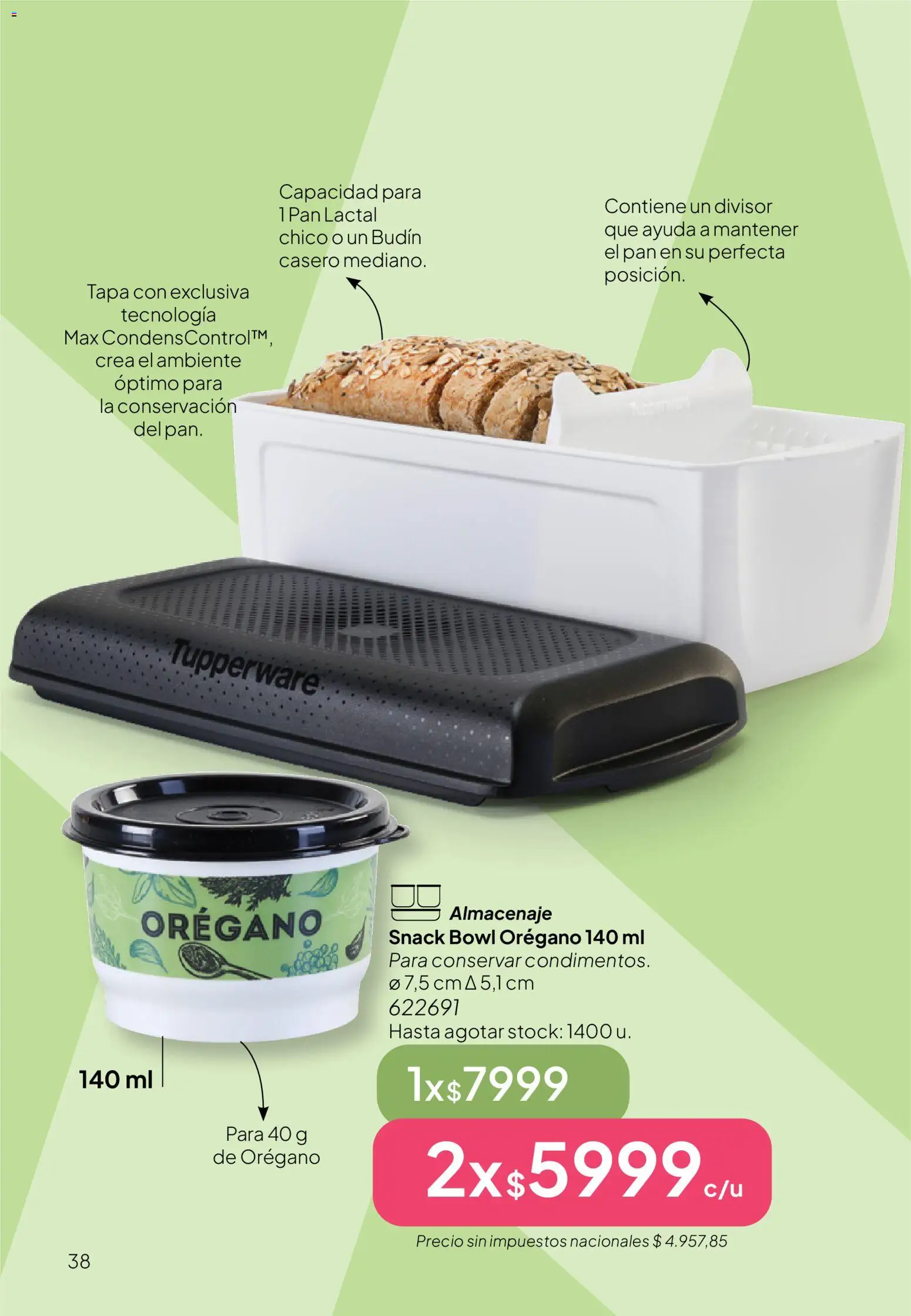 Tupperware Folleto │ válido desde el 28.04.2026 | Página: 39 | Productos: Bowl, Budín, Pan, Orégano