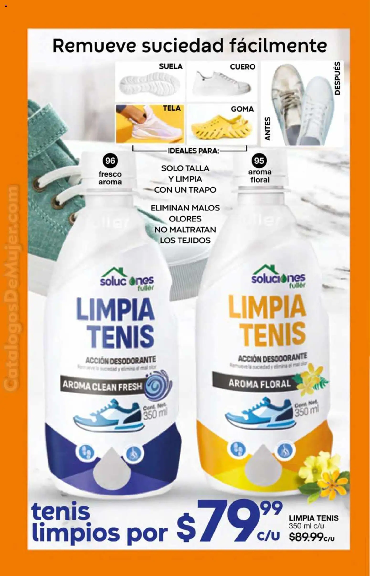 Nuevas ofertas de Fuller válidas en toda la República Mexicana desde el 26.11.2025. ¡Encuentra las mejores ofertas en Fuller campaña 17 2025! | Página: 56 | Productos: Desodorante, Tenis