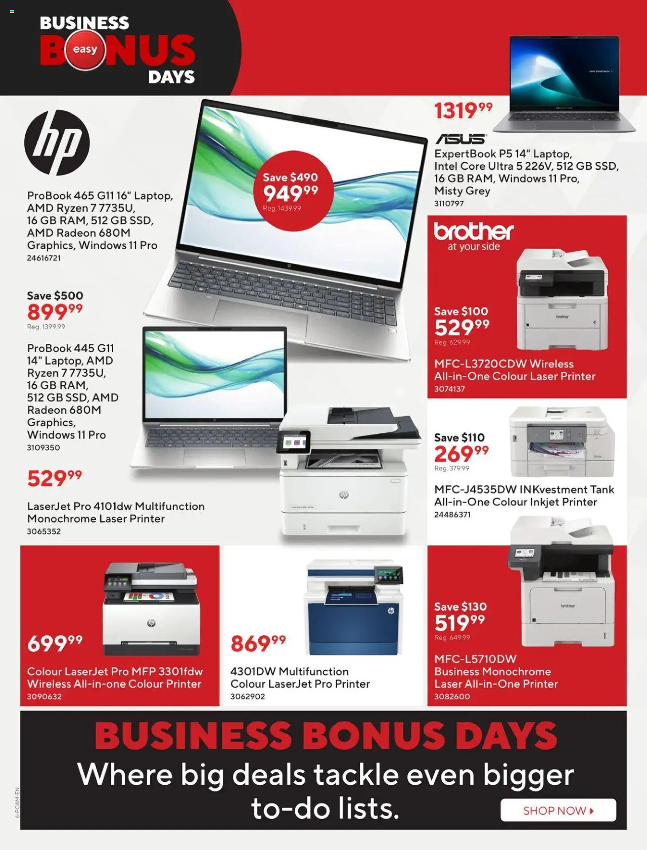 Staples flyer valid from 03.10.2025 | Page: 6 | Products: Printer