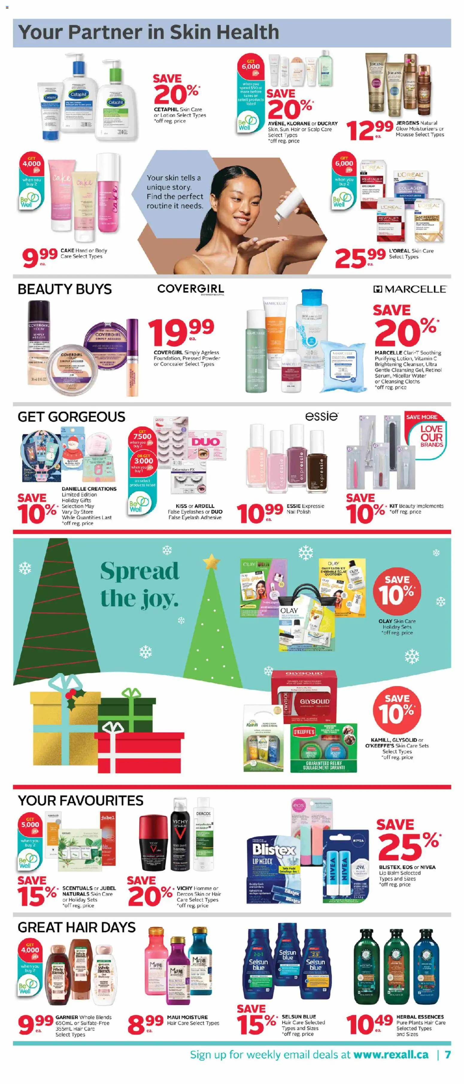 Rexall flyer valid from 14.11.2025 | Page: 14 | Products: Cream, Concealer, Powder, Nail polish