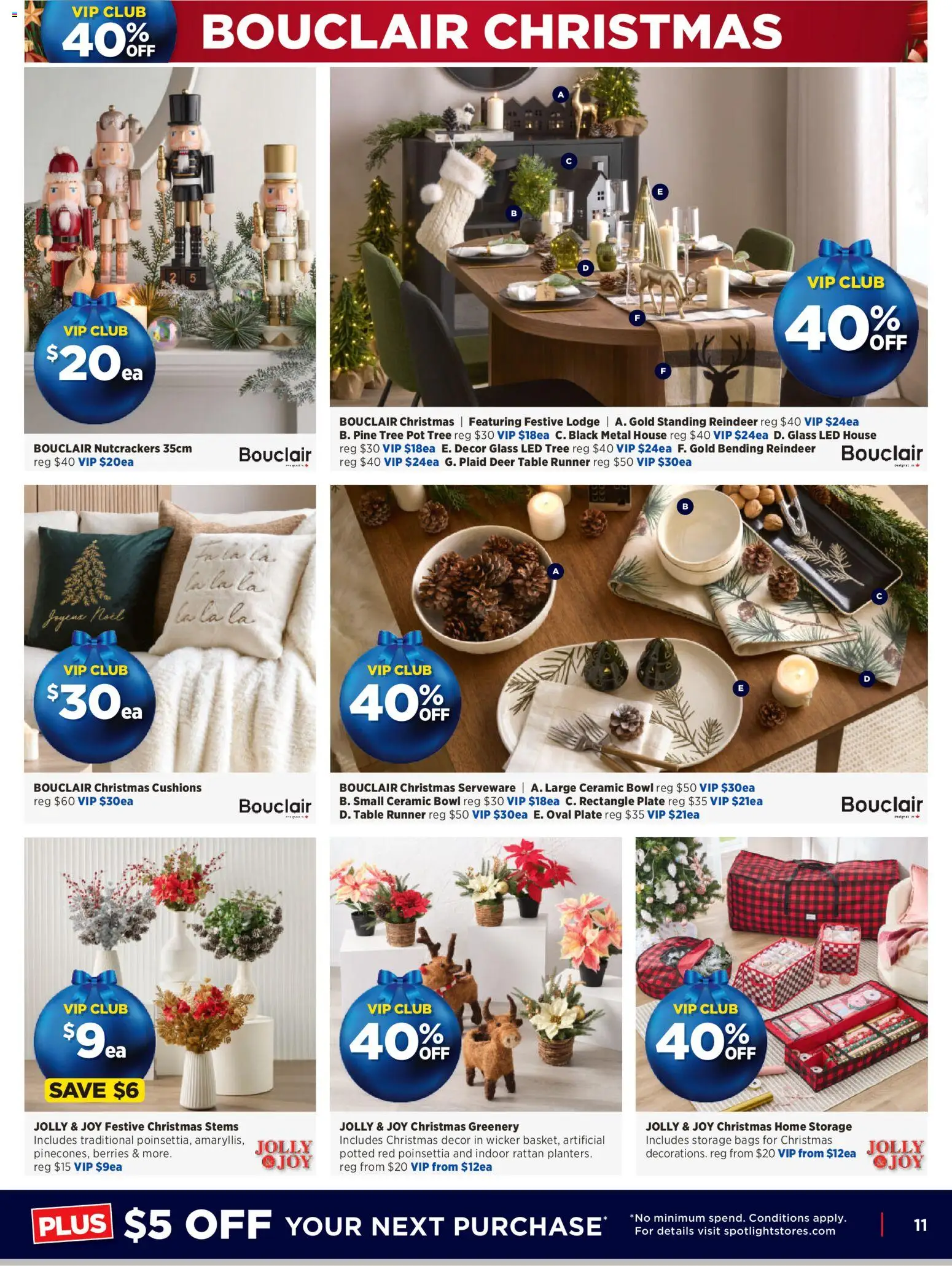 Spotlight catalogue - valid from 12.11.2025 | Page: 11 | Products: Table, Decor, Pot, Table runner