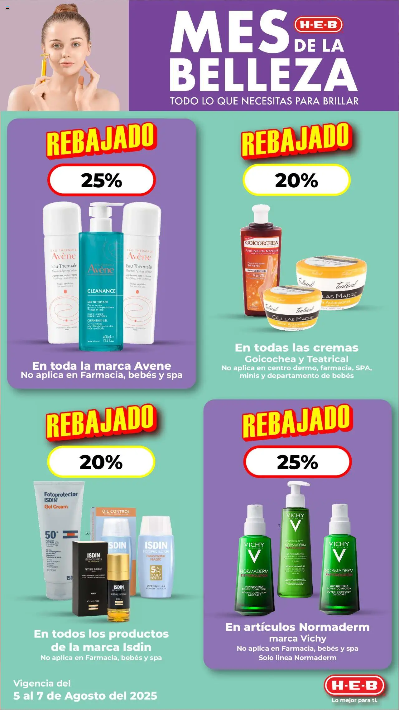 Nuevas ofertas de H-E-B válidas en toda la República Mexicana desde el 05.08.2025. ¡Encuentra las mejores ofertas en H-E-B folleto! | Página: 7 | Productos: Body