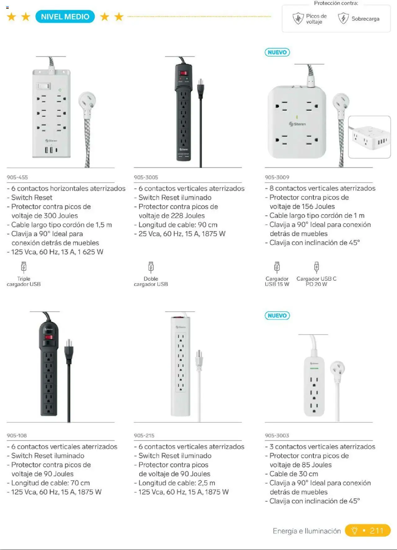 Nuevas ofertas de Steren válidas en toda la República Mexicana desde el 01.01.2025. ¡Encuentra las mejores ofertas en Steren catálogo! | Página: 229 | Productos: Usb, Cargador, Cable