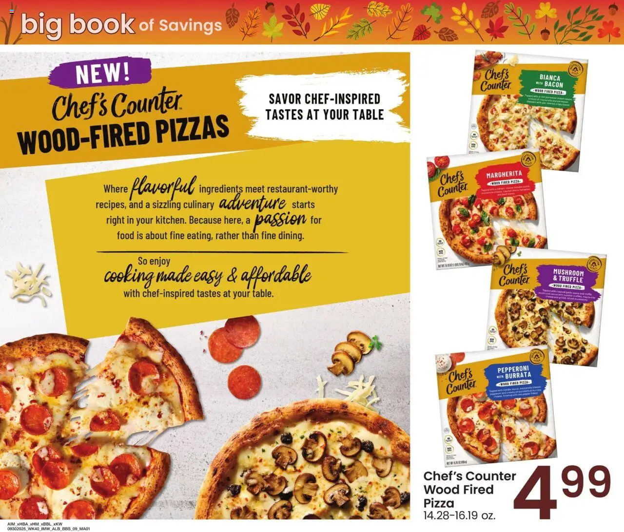 Albertsons Big Book of Savings - valid from 30.09.2025 | Page: 9 | Products: Table, Pizza