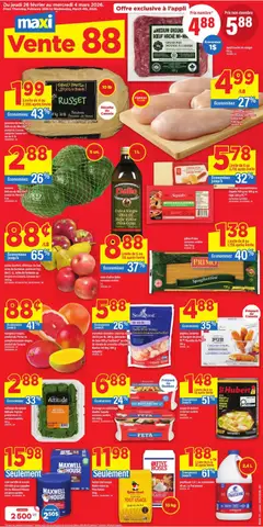 Preview of Maxi weekly flyer / circulaire from shop Maxi valid from 26.02.2026