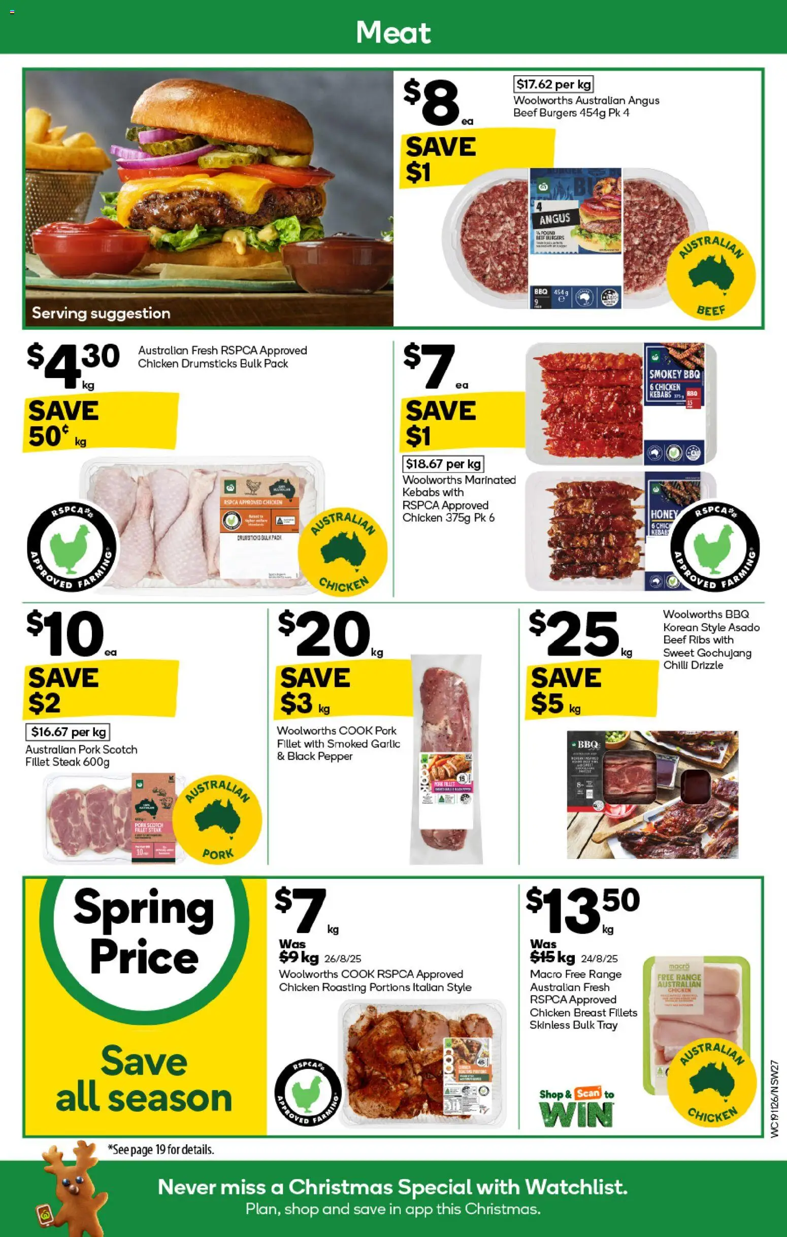 Woolworths catalogue - valid from 19.11.2025 | Page: 27 | Products: Meat, Steak, Garlic, Chilli