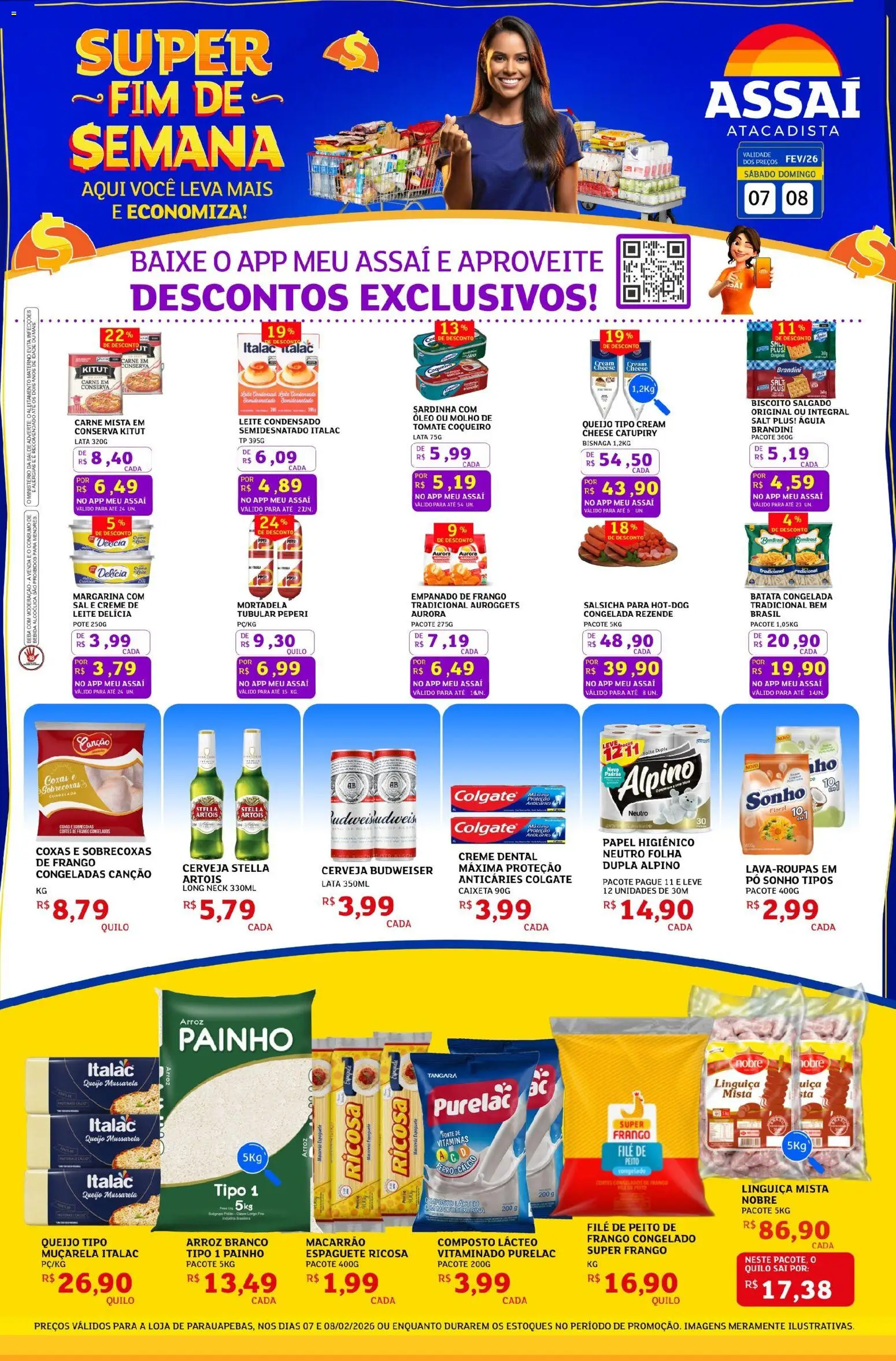 Assaí Atacadista Folheto - válido de 07.02.2026 | Página: 1