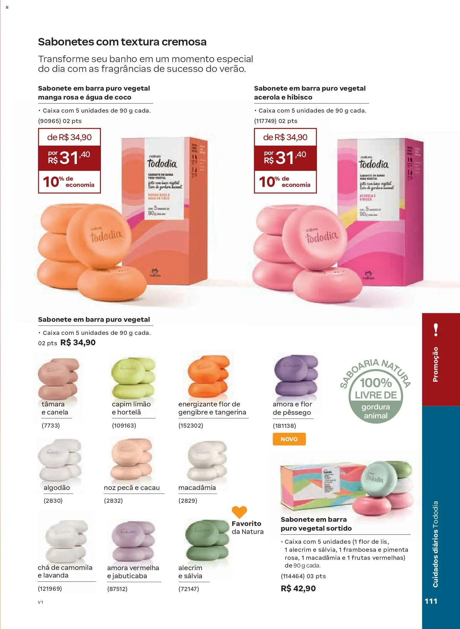 Natura Folheto - válido de 26.12.2025 | Página: 111 | Produtos: Coco, Macadâmia, Chá, Canela