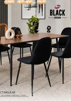 Vista previa de Muebles Dico catálogo Black Chicago , nuevo folleto de la tienda, válido en México a partir del 17.03.2026 | Página: 51 | Productos: Extensión
