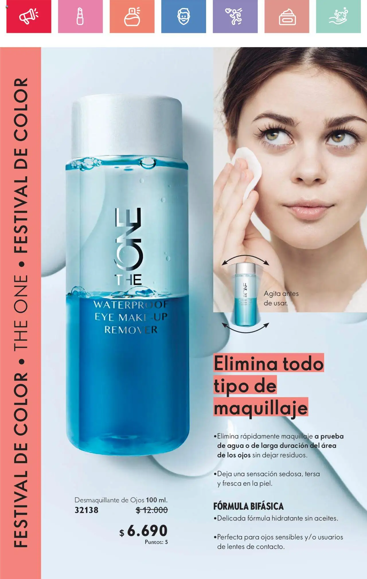 Oriflame catálogo │ válido desde el 21.06.2025 | Página: 16 | Productos: Desmaquillante, Agua, Maquillaje, Desmaquillante de ojos
