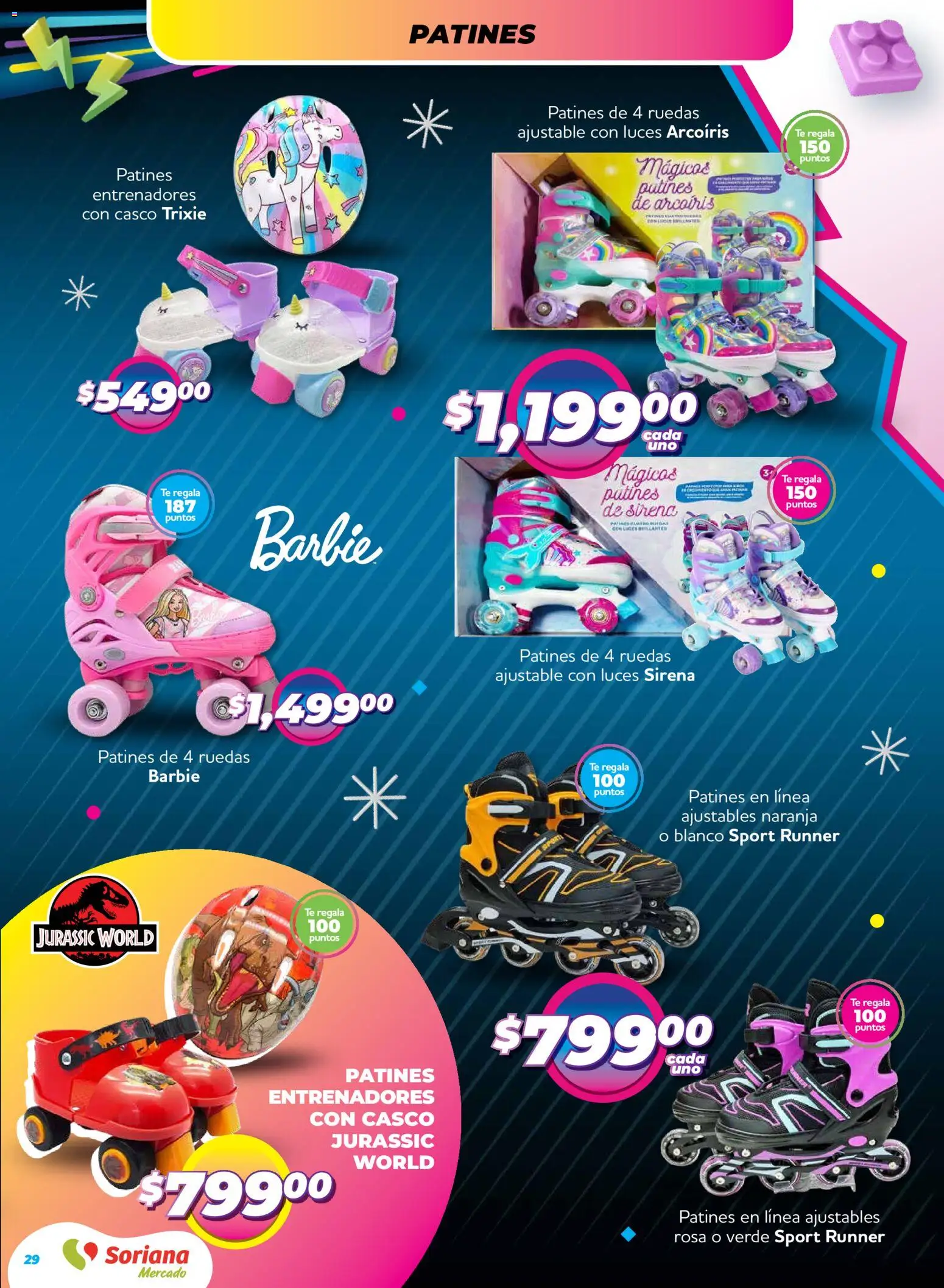Nuevas ofertas de Soriana válidas en toda la República Mexicana desde el 27.11.2025. ¡Encuentra las mejores ofertas en Soriana - Reino de los Juguetes Mercado Nacional! | Página: 29
