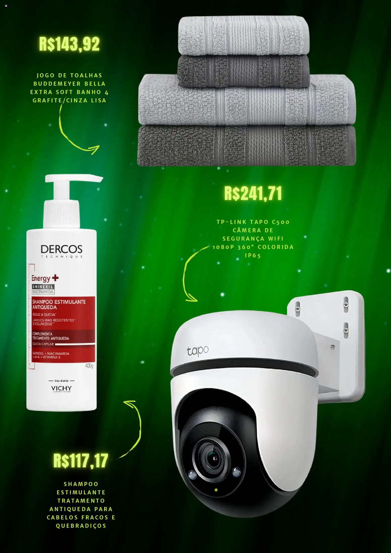 Mercado Livre Folheto - válido de 25.02.2026 | Página: 2 | Produtos: Shampoo, Câmera de segurança, Câmera