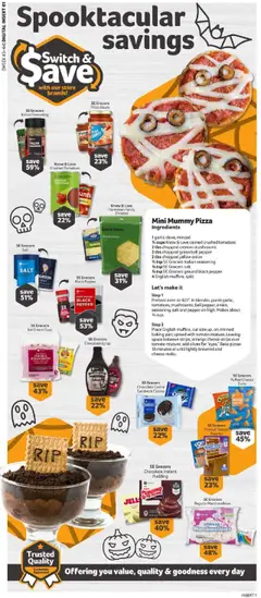 Preview of Winn Dixie weekly ads valid from 22.10.2025 | Page: 8 | Products: Mushrooms, Cheese, Ice cream, Sauce