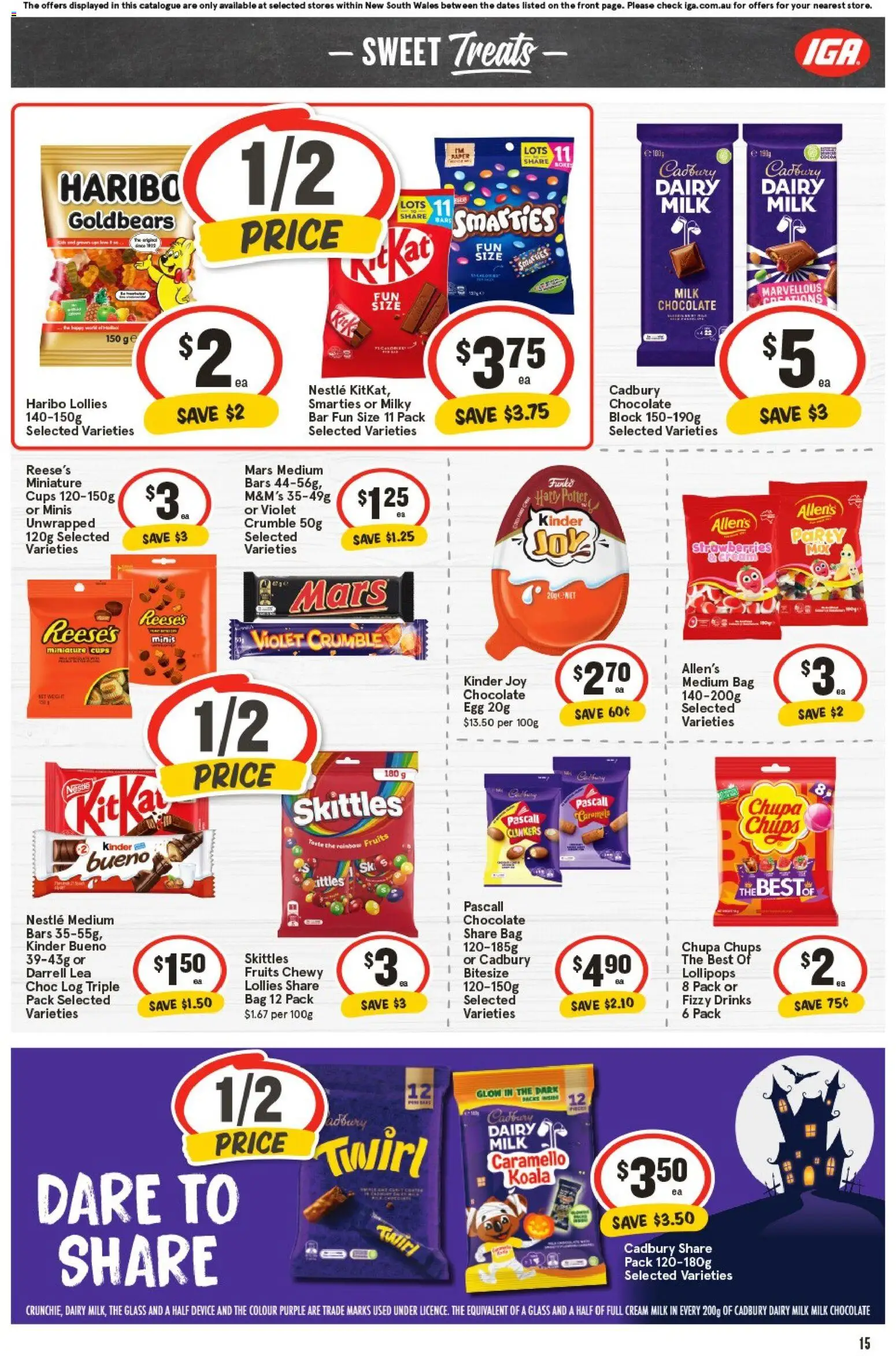 IGA catalogue - valid from 29.10.2025 | Page: 14 | Products: Cups, Milk, Lollies, Cream