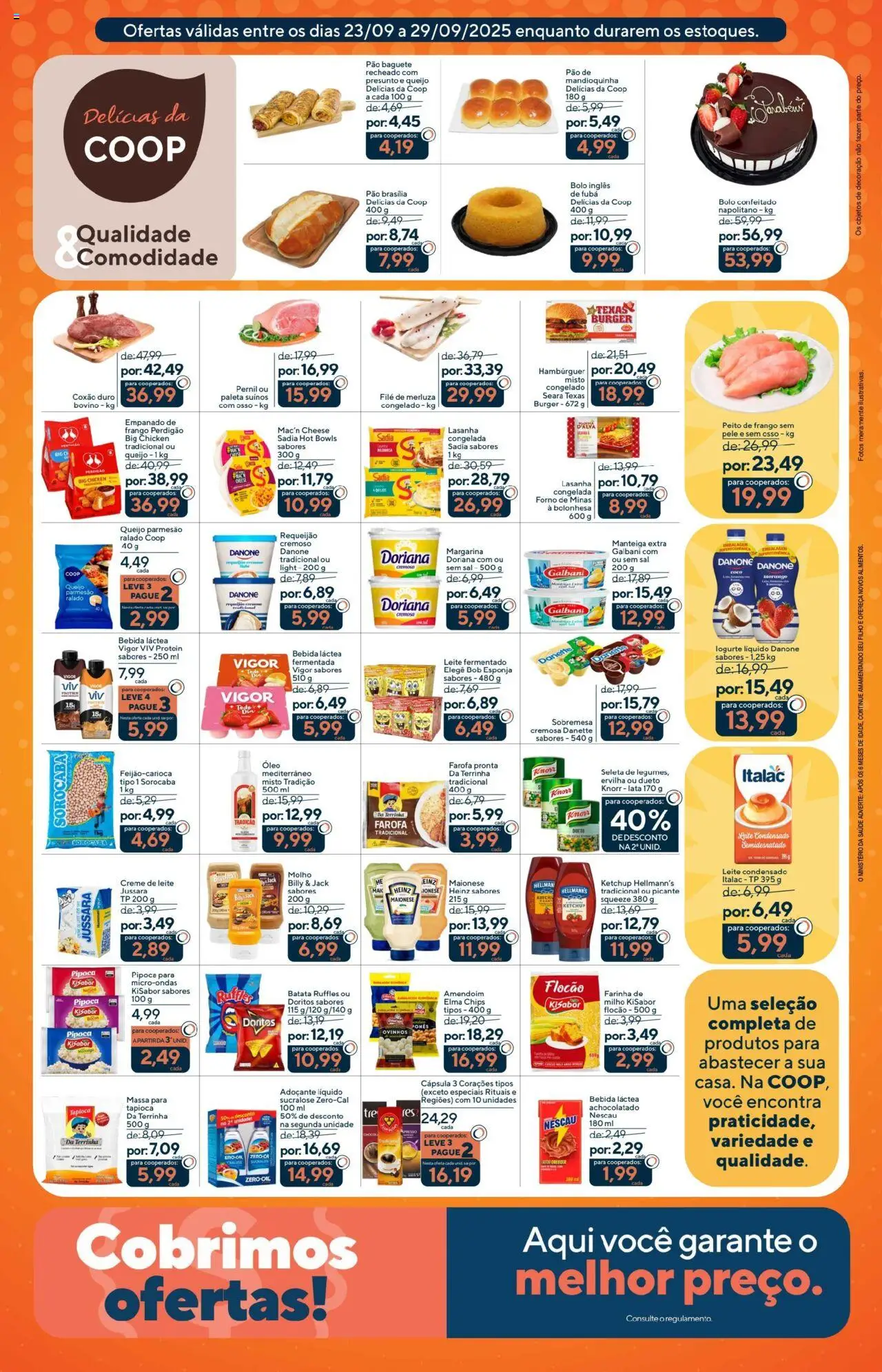 Coop Folheto - válido de 23.09.2025 | Página: 2 | Produtos: Nescau, Parmesão, Massa, Sal