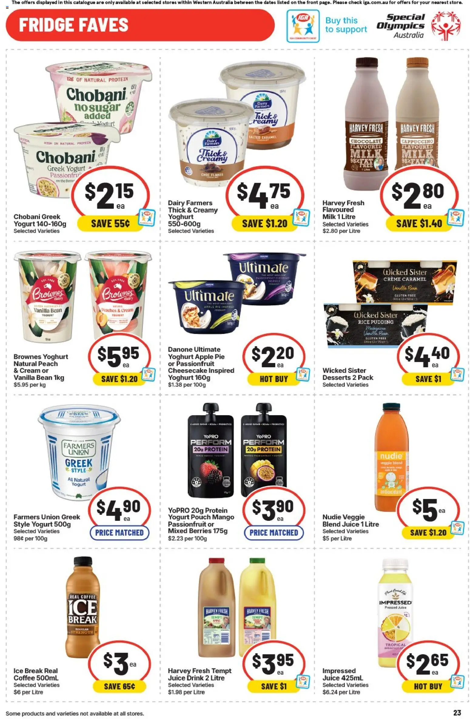 IGA catalogue - valid from 29.04.2026 | Page: 23 | Products: Milk, Chocolate, Cream, Pudding