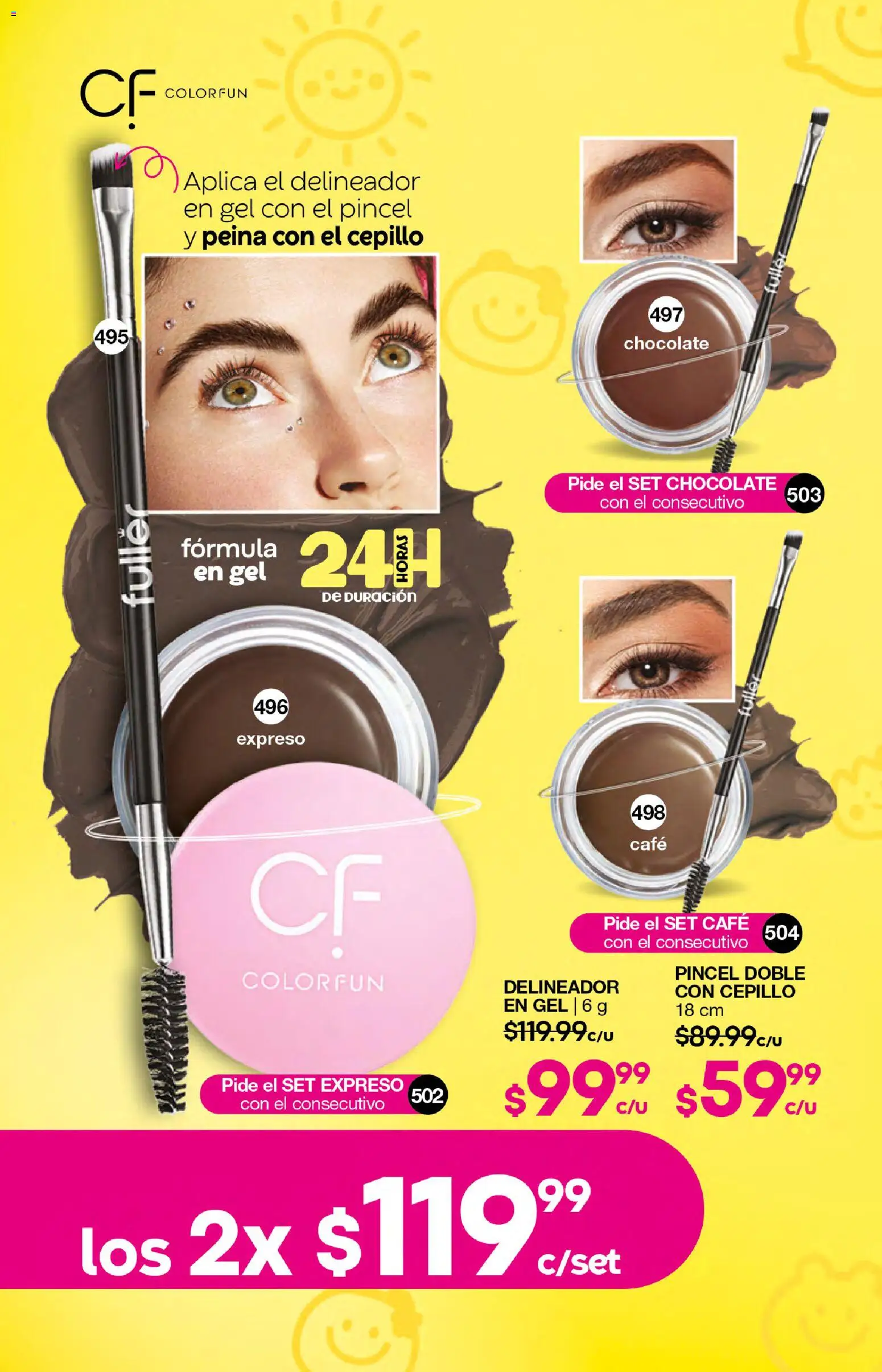 Nuevas ofertas de Fuller válidas en toda la República Mexicana desde el 04.03.2026. ¡Encuentra las mejores ofertas en Fuller campaña 24 2026! | Página: 160 | Productos: Cepillo, Café, Chocolate, Delineador