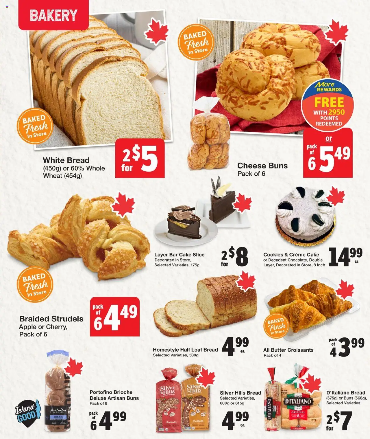Quality Foods flyer valid from 16.10.2025 | Page: 7 | Products: Cookies, Butter, Cheese, Bread