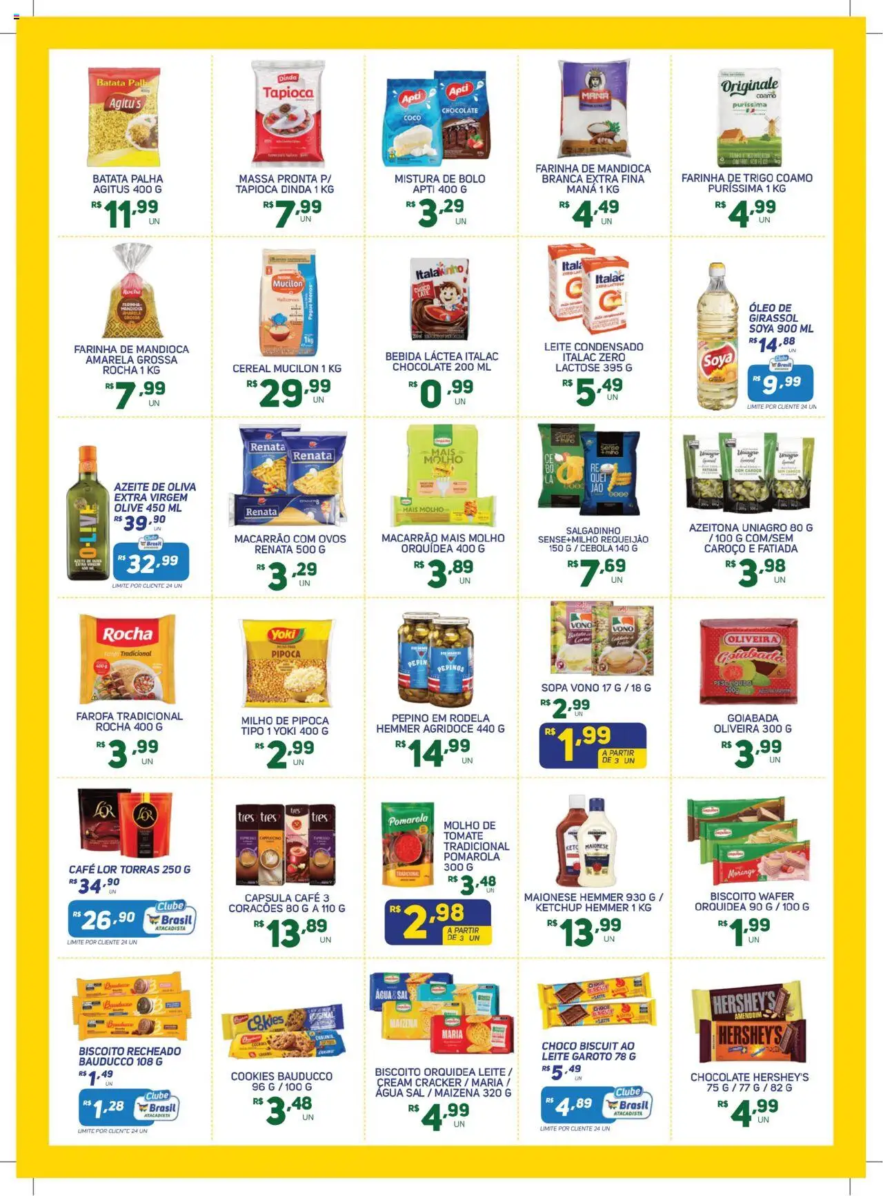 Brasil Atacadista Folheto - válido de 28.07.2025 | Página: 4 | Produtos: Farinha de mandioca, Óleo, Café, Batata palha