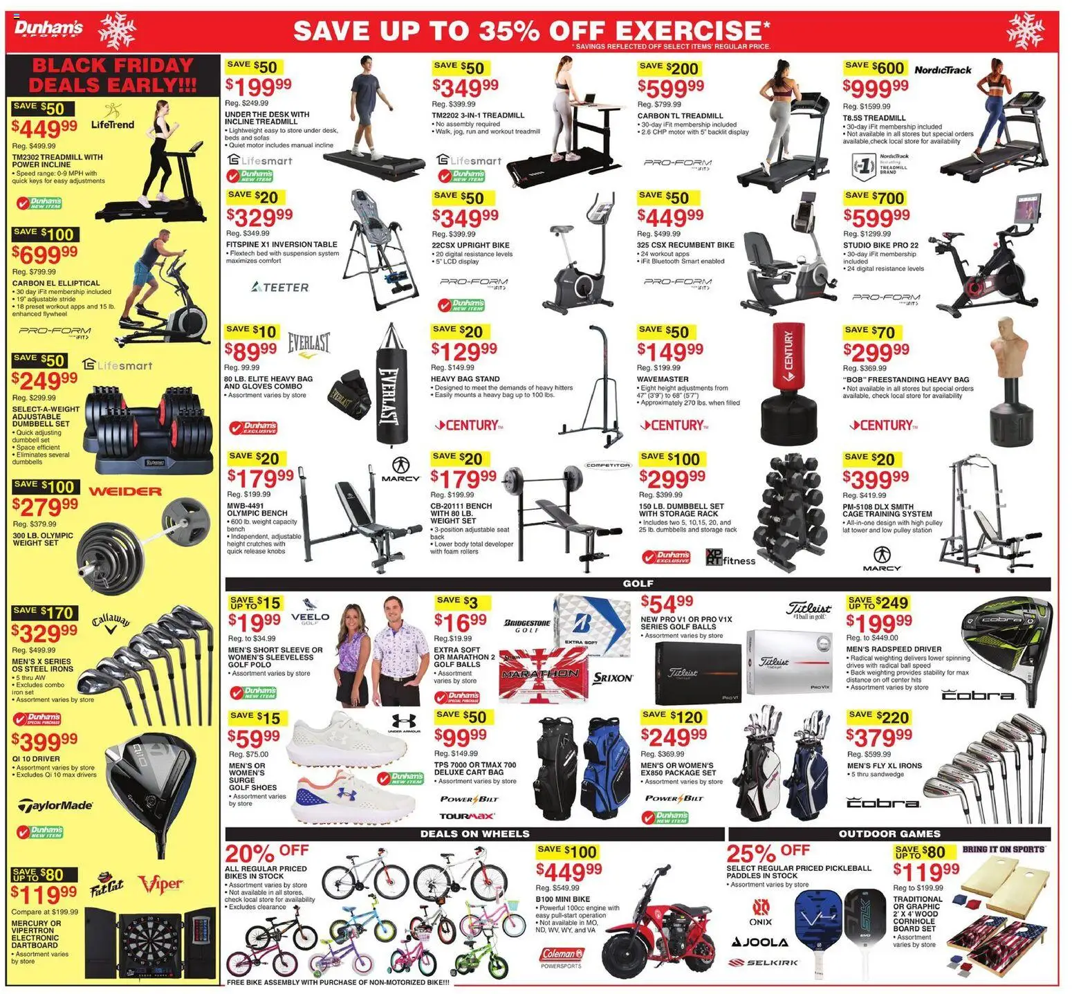 Dunham's Sports Black Friday - valid from 15.11.2025 | Page: 2 | Products: Table, Desk, Bag, Iron