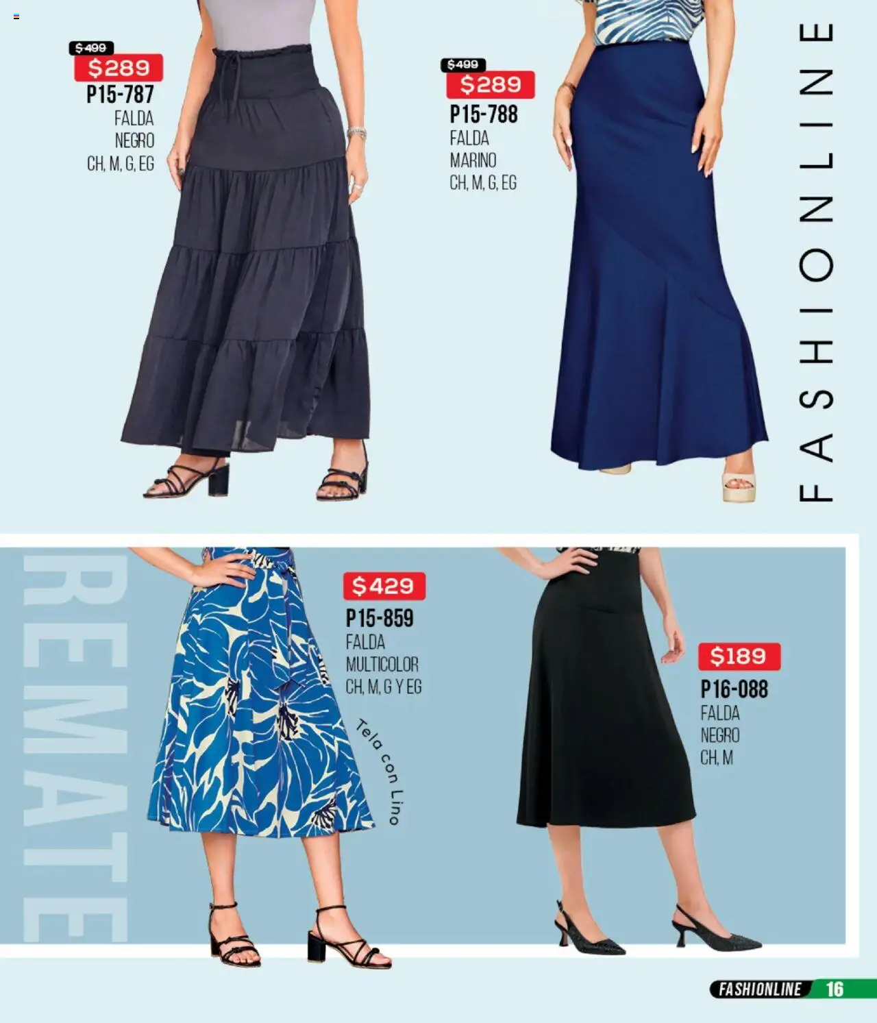 Nuevas ofertas de Cklass válidas en toda la República Mexicana desde el 13.08.2025. ¡Encuentra las mejores ofertas en Cklass - Catálogo Remate Total Ropa! | Página: 17 | Productos: Falda