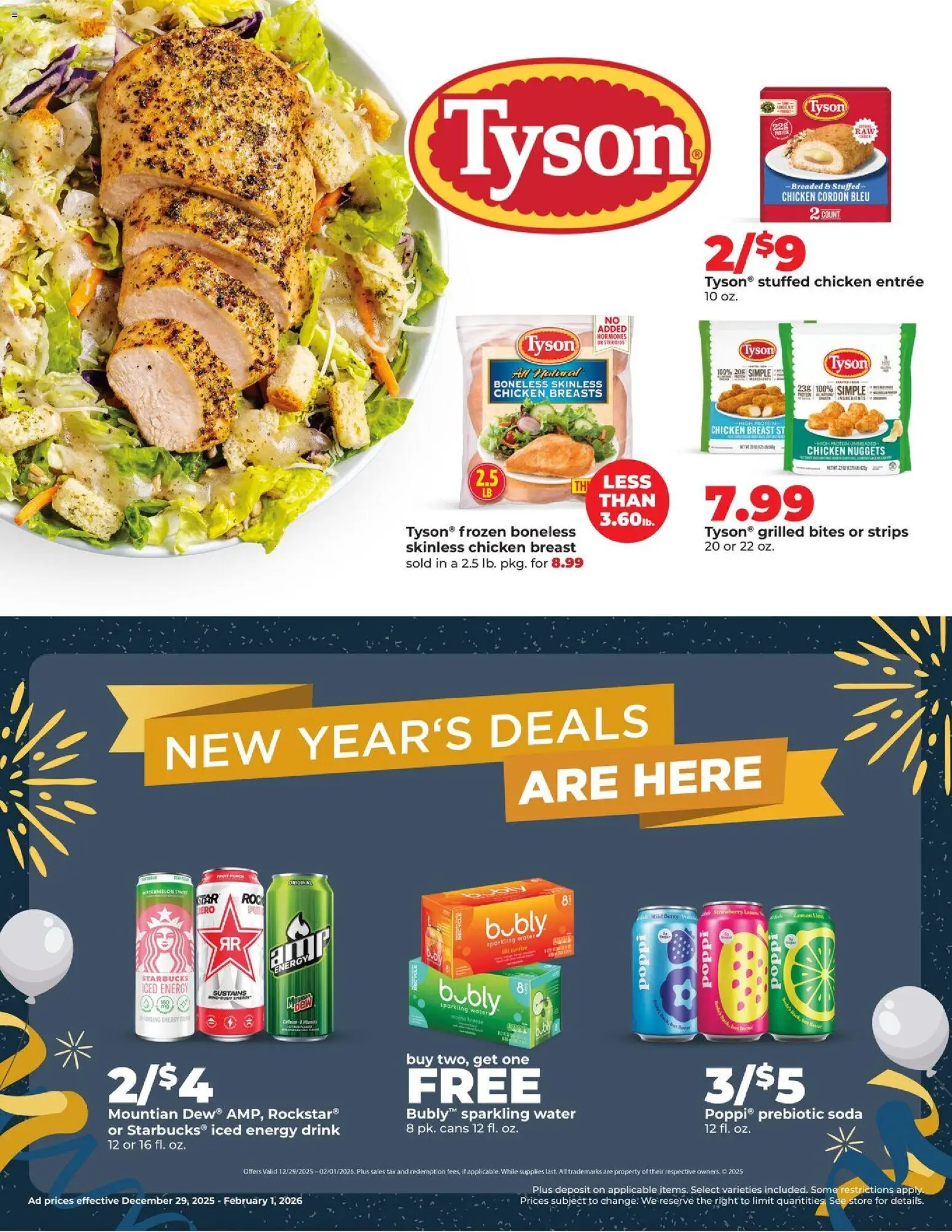 HyVee January Deals - valid from 29.12.2025 | Page: 4 | Products: Water, Lemon, Watermelon