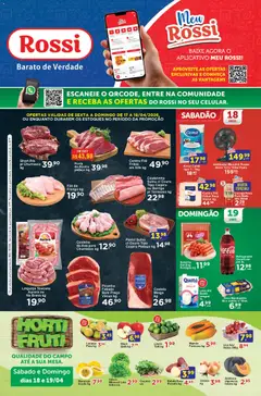 Rossi Supermercados ofertas FDS - Pré-Visualização do folheto da loja Rossi Supermercados, válido de 17.04.2026