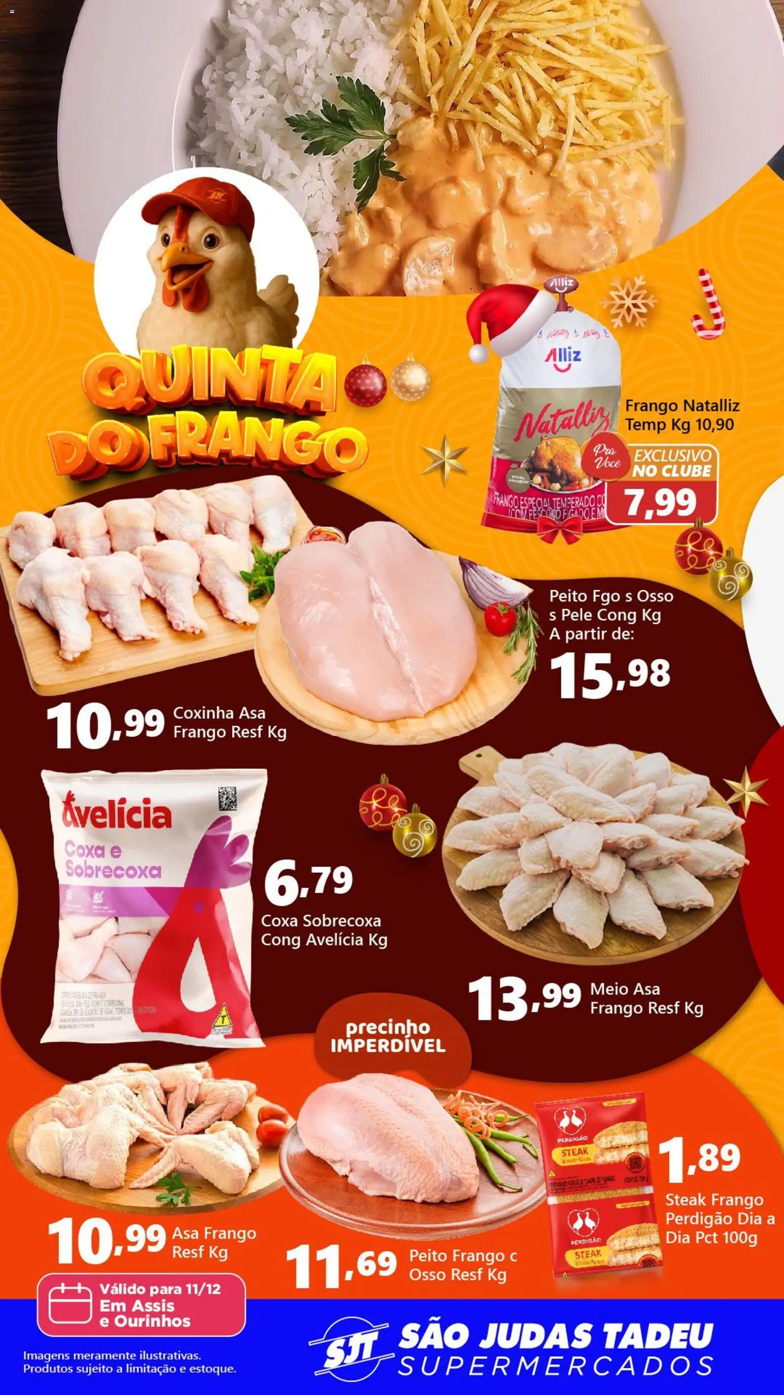 São Judas Tadeu Folheto - válido de 11.12.2025 | Página: 1 | Produtos: Frango