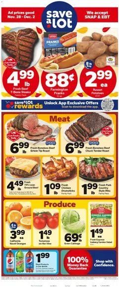 Preview of Save a Lot weekly ads valid from 28.11.2025
