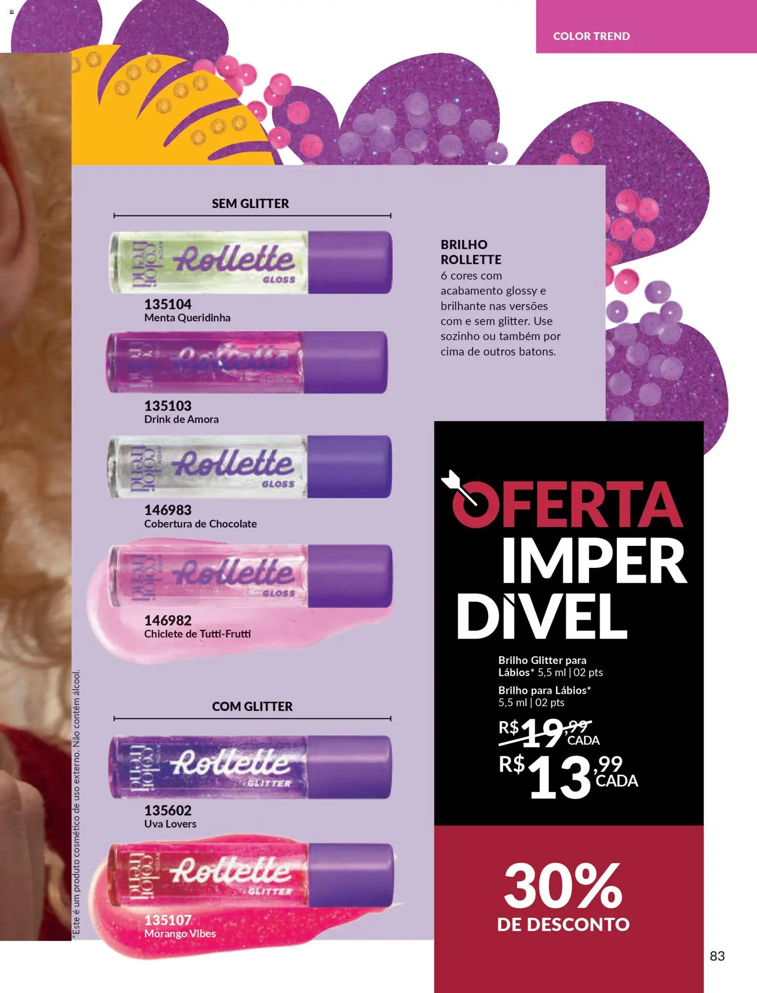 Avon Folheto - válido de 06.01.2026 | Página: 83 | Produtos: Chocolate, Chiclete