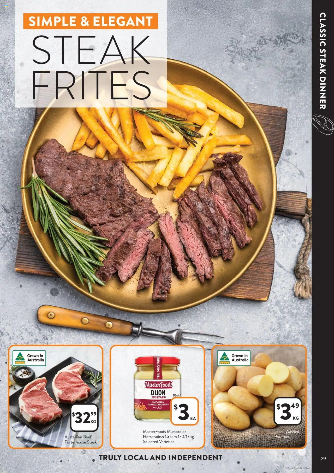 Foodworks catalogue - valid from 27.08.2025 | Page: 29 | Products: Mustard, Beef, Cream, Steak